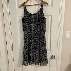 Black and white design sundress